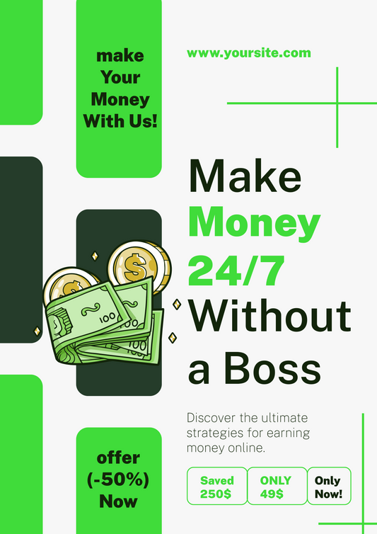 "22-Ebooks" Unlocking Wealth: Make Money 24/7 Without a Boss.